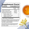 The supplement facts for Numi's Congest Away dietary supplement tea