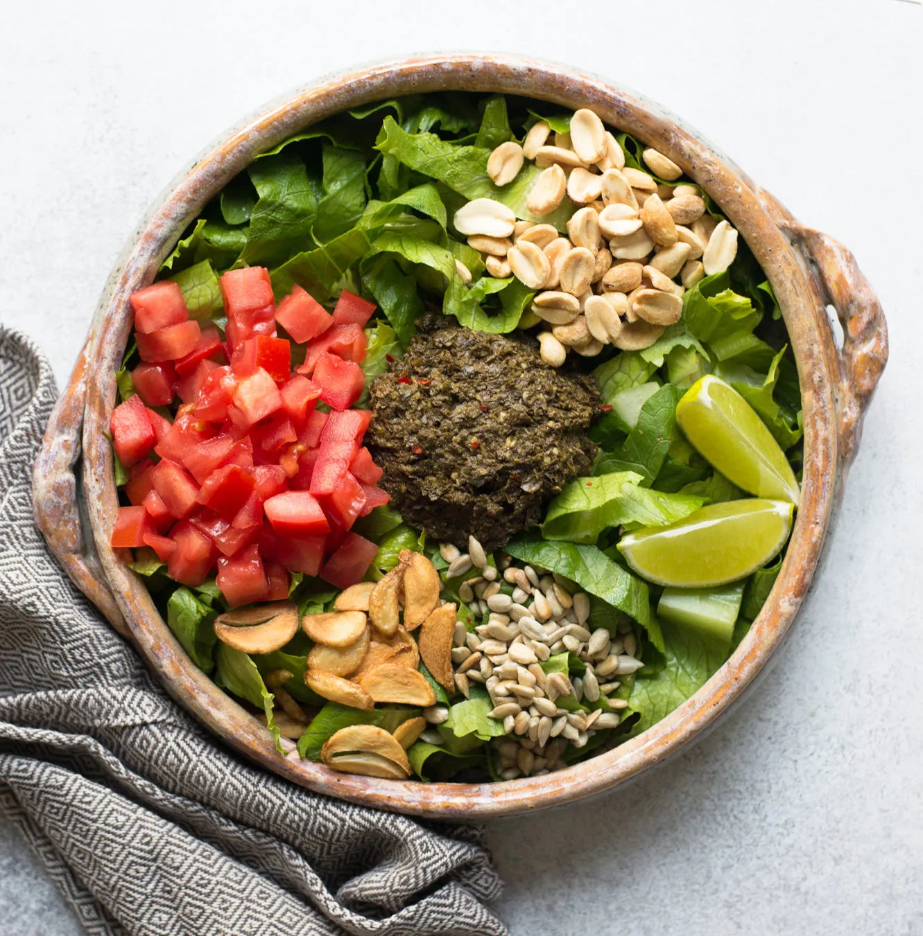 Burmese-Style Tea Leaf Salad (Vegan)